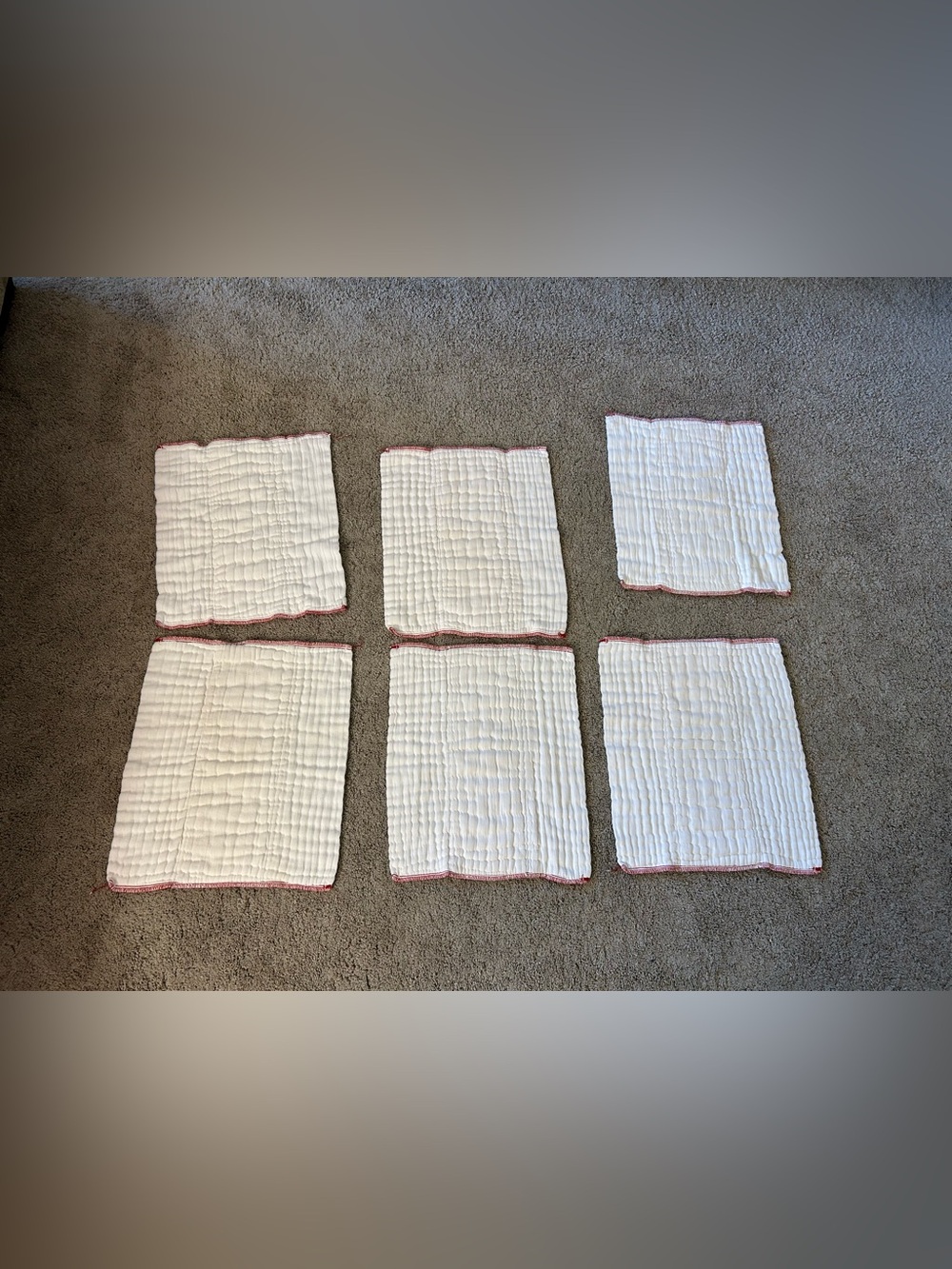Red medium prefolds